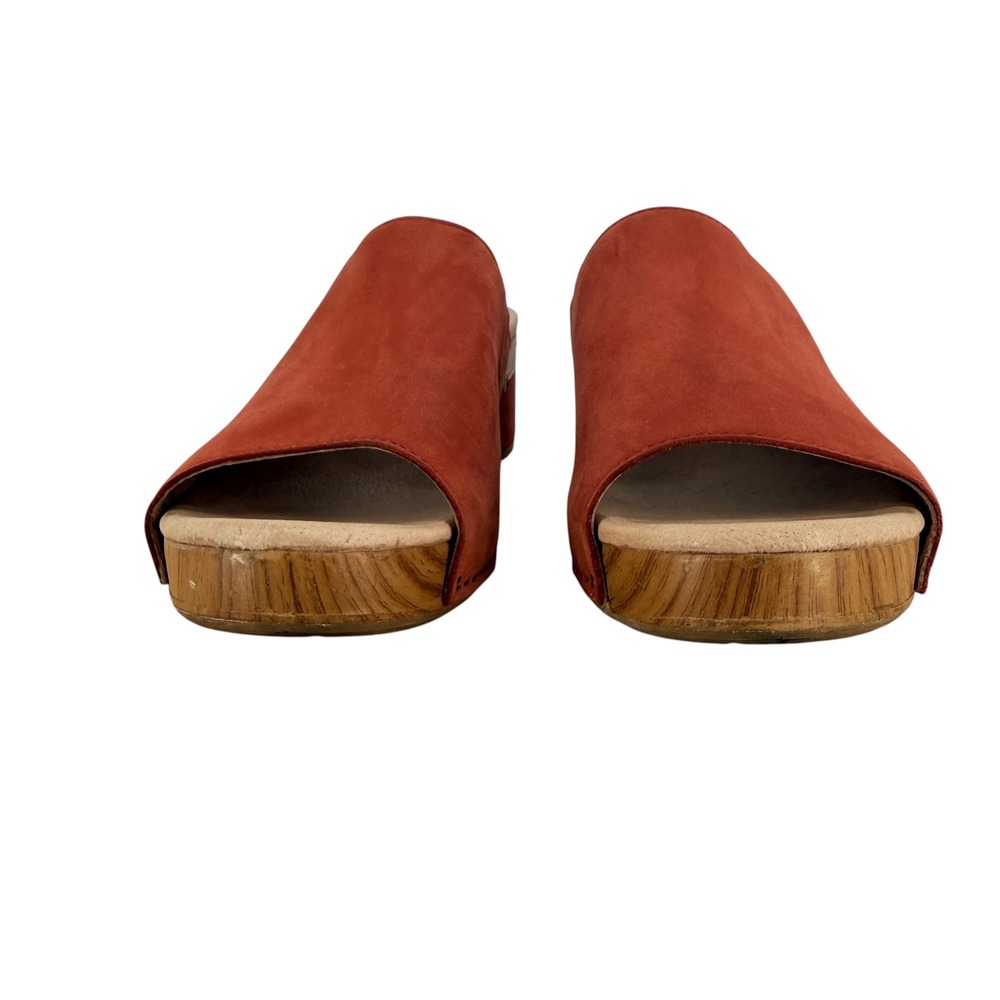 Dansko Maci Burnt Orange Leather Slide Sandal Women Size 40 9.5 Comfort Slip On - Picture 5 of 10